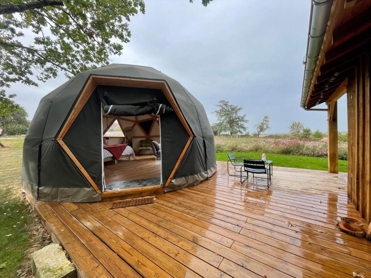 Dome Insolite Cedre Jacuzzi Et Petits Dejeuners Inclus Lagraulet-du-Gers Dış mekan fotoğraf