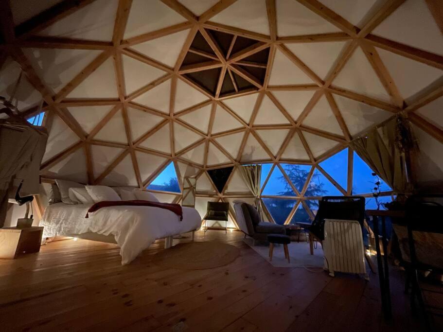 Dome Insolite Cedre Jacuzzi Et Petits Dejeuners Inclus Lagraulet-du-Gers Dış mekan fotoğraf