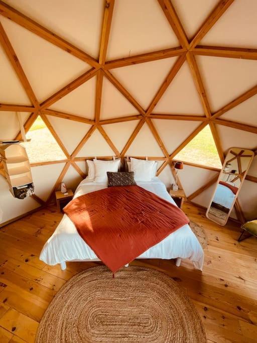 Dome Insolite Cedre Jacuzzi Et Petits Dejeuners Inclus Lagraulet-du-Gers Dış mekan fotoğraf