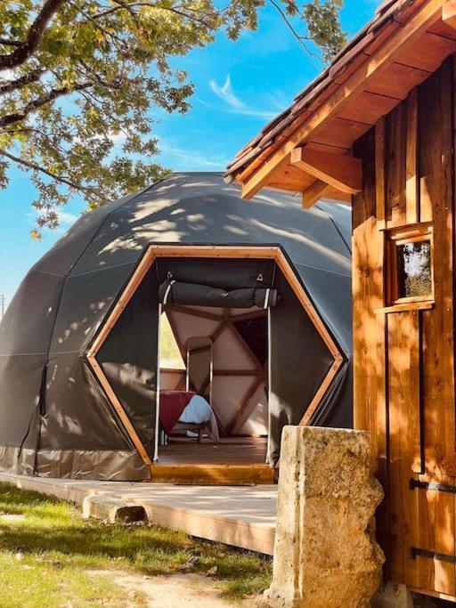Dome Insolite Cedre Jacuzzi Et Petits Dejeuners Inclus Lagraulet-du-Gers Dış mekan fotoğraf
