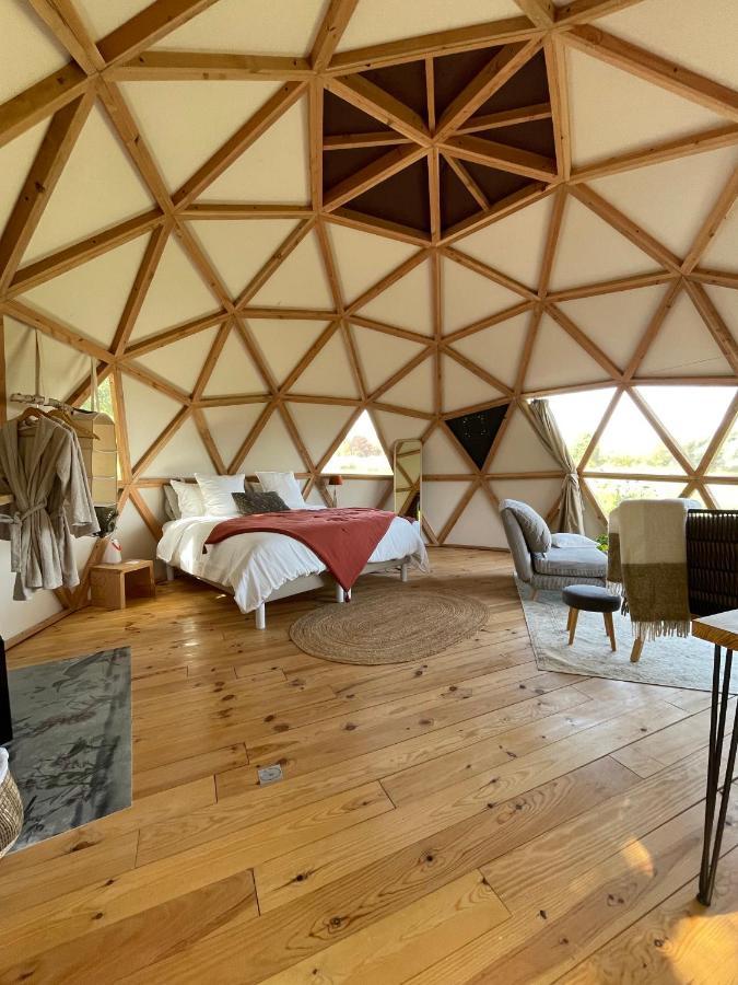 Dome Insolite Cedre Jacuzzi Et Petits Dejeuners Inclus Lagraulet-du-Gers Dış mekan fotoğraf