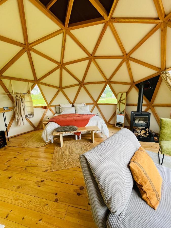 Dome Insolite Cedre Jacuzzi Et Petits Dejeuners Inclus Lagraulet-du-Gers Dış mekan fotoğraf